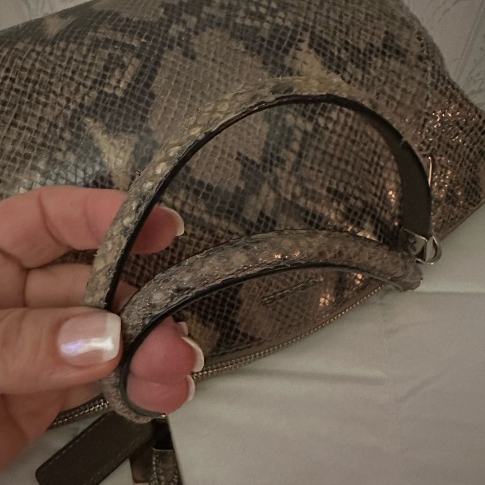 Coach Madison Kelsey Python Embossed Satchel - Picture 14 of 16